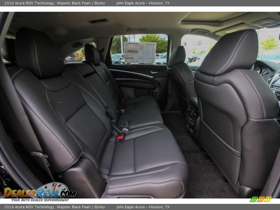 Rear Seat of 2019 Acura MDX Technology Photo #23