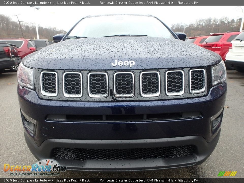 2020 Jeep Compass Latitude 4x4 Jazz Blue Pearl / Black Photo #9