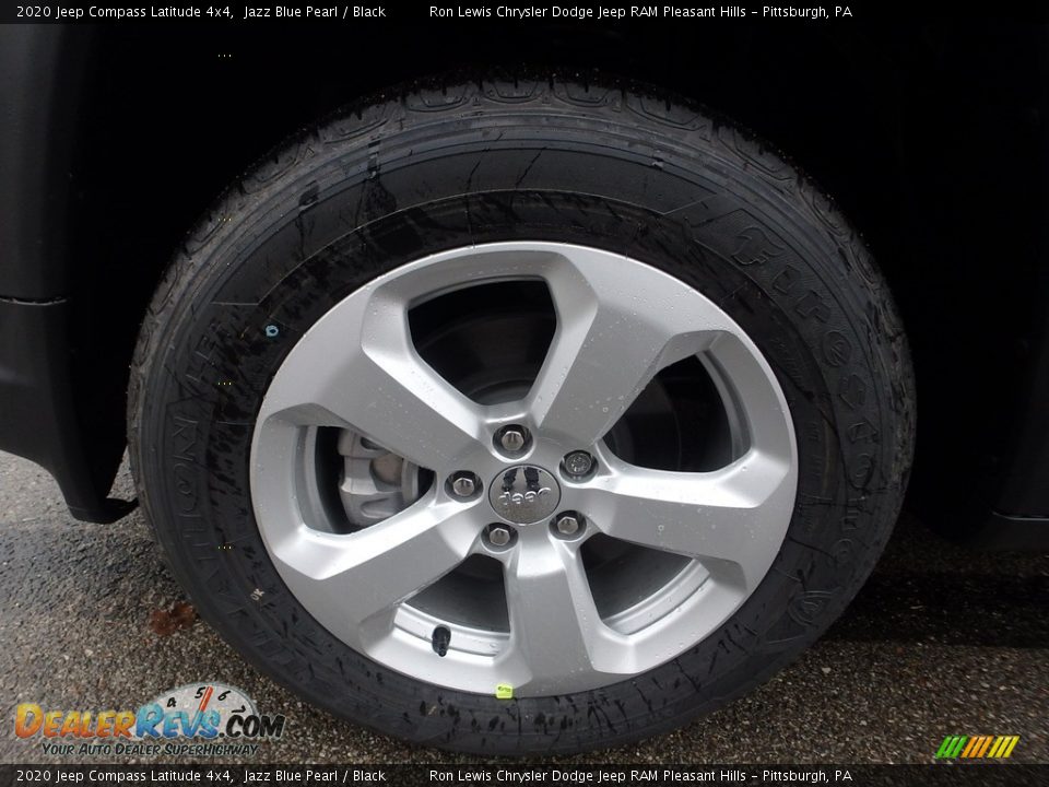 2020 Jeep Compass Latitude 4x4 Jazz Blue Pearl / Black Photo #10