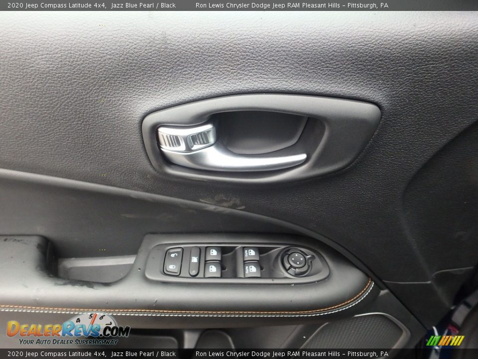 2020 Jeep Compass Latitude 4x4 Jazz Blue Pearl / Black Photo #14