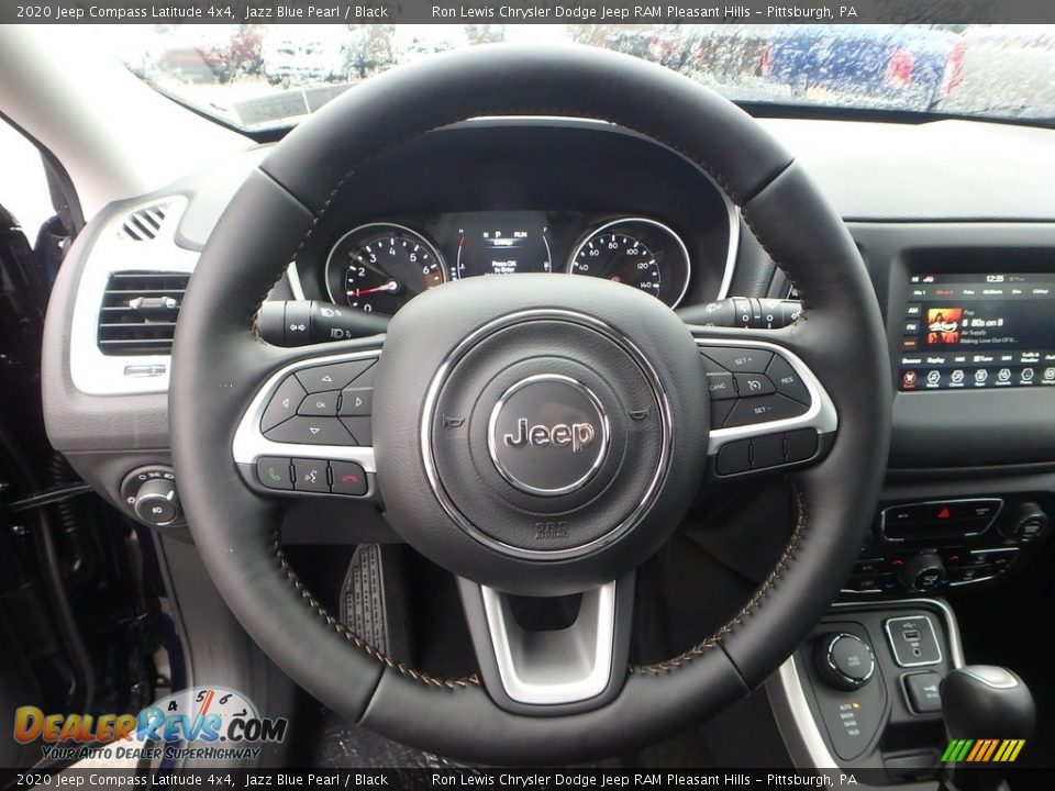 2020 Jeep Compass Latitude 4x4 Jazz Blue Pearl / Black Photo #18