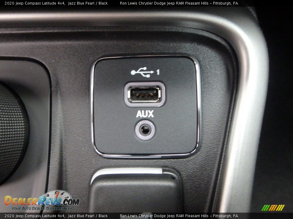 2020 Jeep Compass Latitude 4x4 Jazz Blue Pearl / Black Photo #19