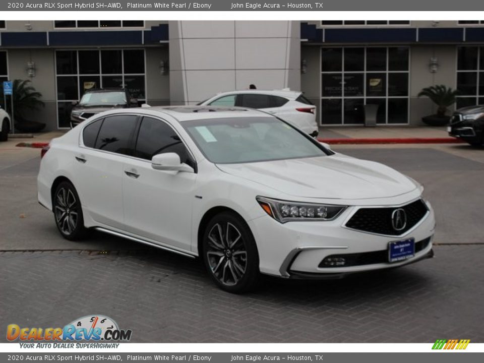 Front 3/4 View of 2020 Acura RLX Sport Hybrid SH-AWD Photo #2
