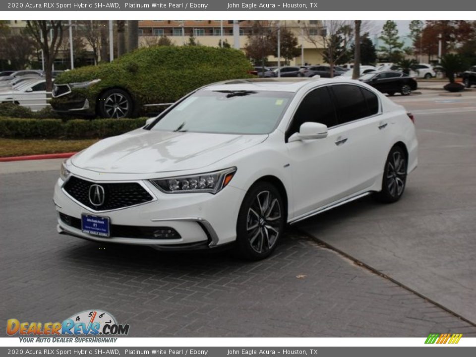 Platinum White Pearl 2020 Acura RLX Sport Hybrid SH-AWD Photo #4