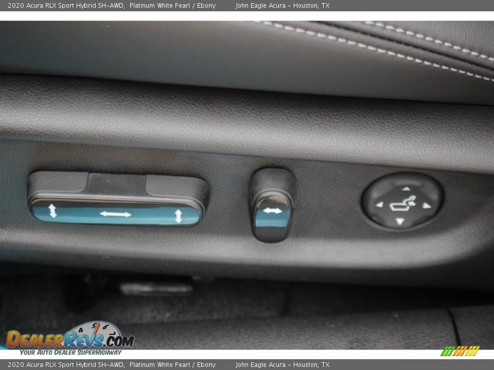 2020 Acura RLX Sport Hybrid SH-AWD Platinum White Pearl / Ebony Photo #17