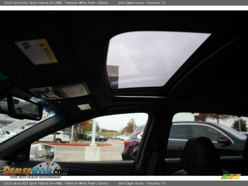 2020 Acura RLX Sport Hybrid SH-AWD Platinum White Pearl / Ebony Photo #18