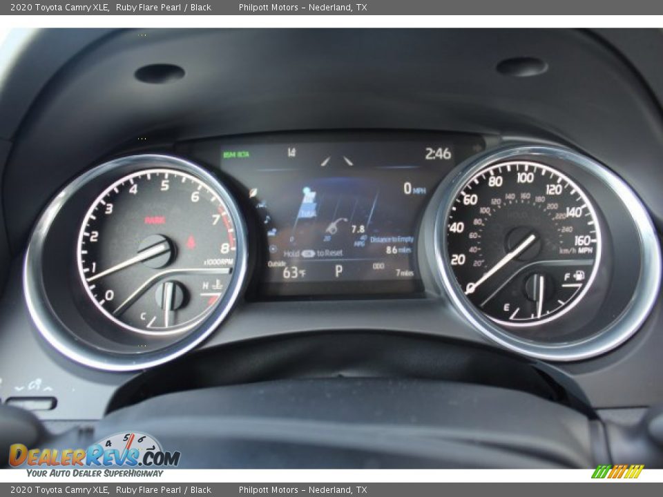 2020 Toyota Camry XLE Gauges Photo #16