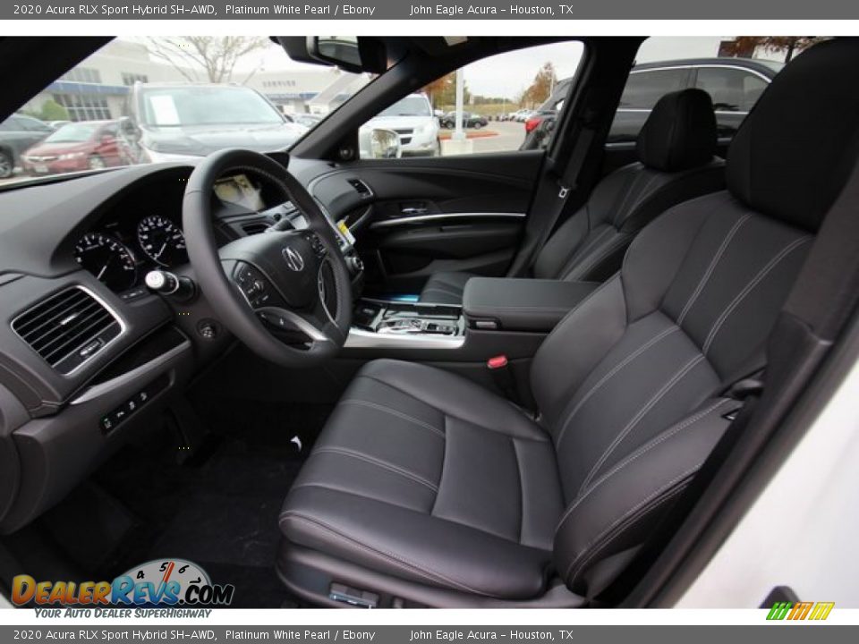 Ebony Interior - 2020 Acura RLX Sport Hybrid SH-AWD Photo #20