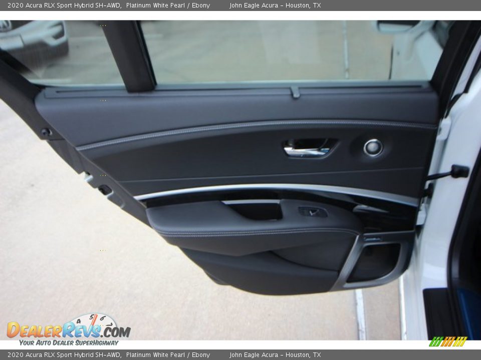 2020 Acura RLX Sport Hybrid SH-AWD Platinum White Pearl / Ebony Photo #21