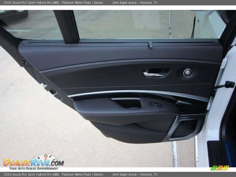2020 Acura RLX Sport Hybrid SH-AWD Platinum White Pearl / Ebony Photo #22