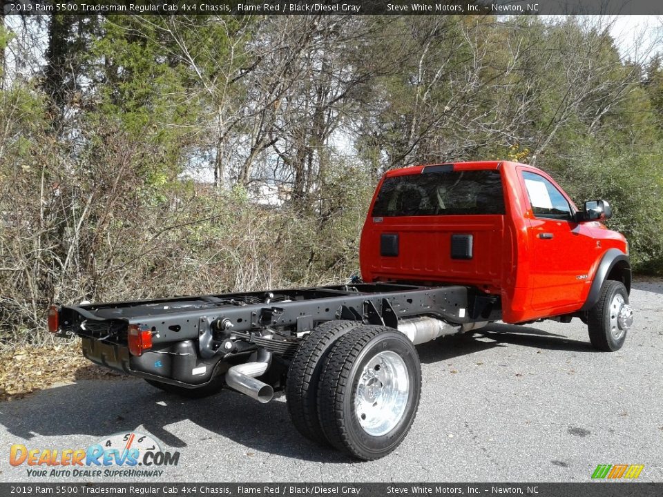 2019 Ram 5500 Tradesman Regular Cab 4x4 Chassis Flame Red / Black/Diesel Gray Photo #6