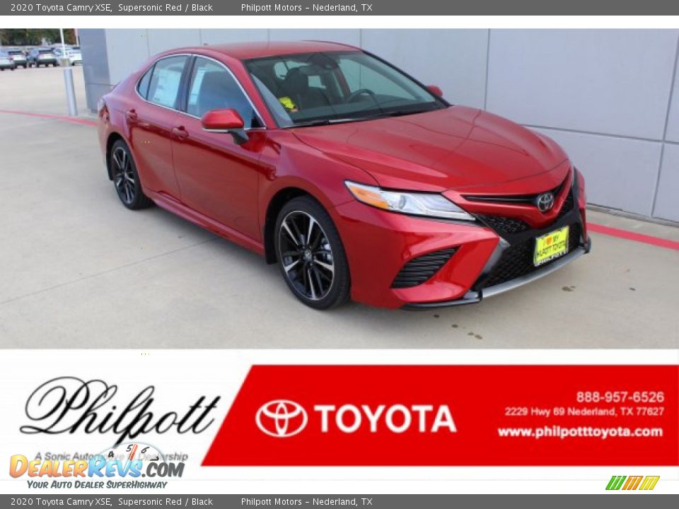2020 Toyota Camry XSE Supersonic Red / Black Photo #1
