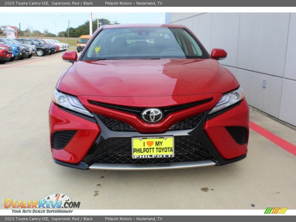 2020 Toyota Camry XSE Supersonic Red / Black Photo #2