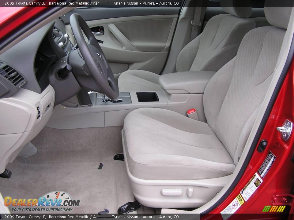 2009 Toyota Camry LE Barcelona Red Metallic / Ash Photo #7