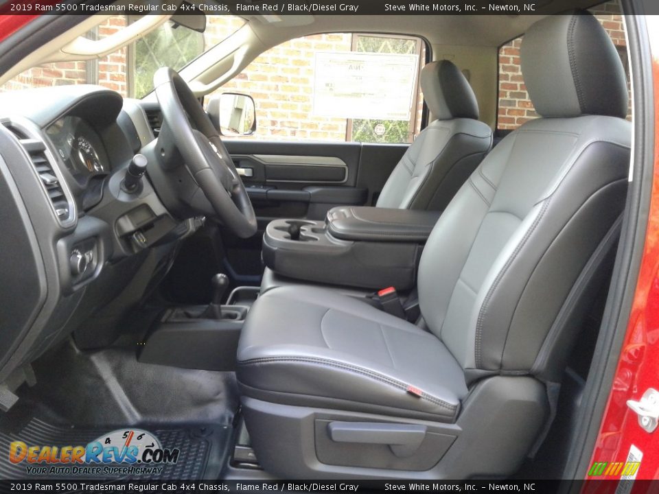 Front Seat of 2019 Ram 5500 Tradesman Regular Cab 4x4 Chassis Photo #10