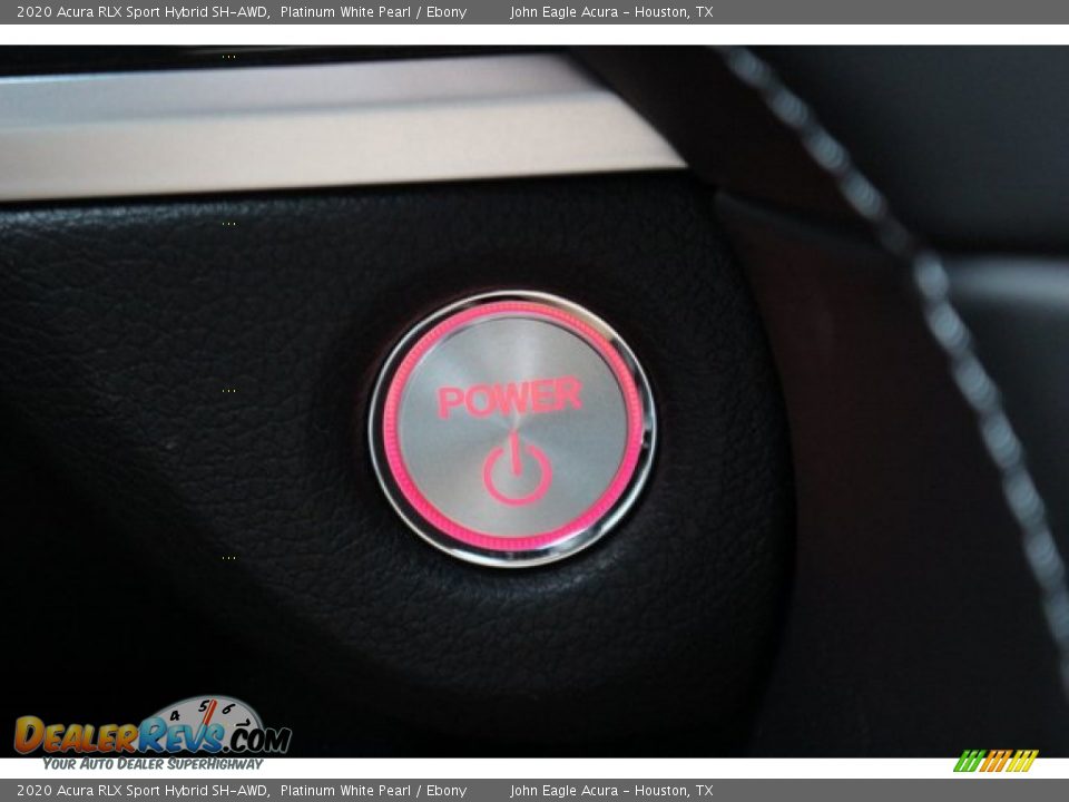 2020 Acura RLX Sport Hybrid SH-AWD Platinum White Pearl / Ebony Photo #35