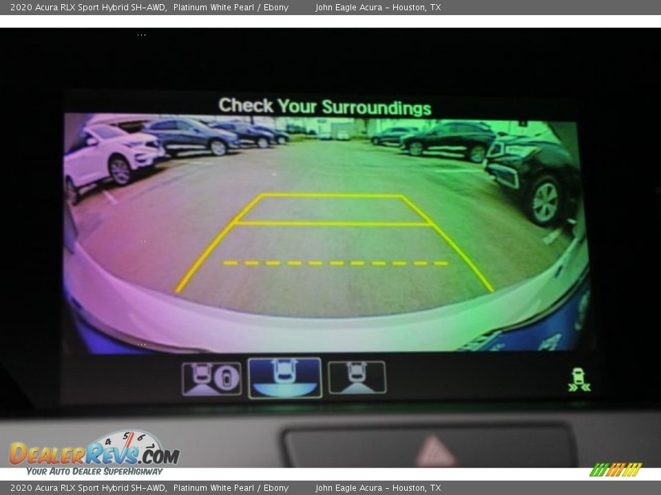 2020 Acura RLX Sport Hybrid SH-AWD Platinum White Pearl / Ebony Photo #36