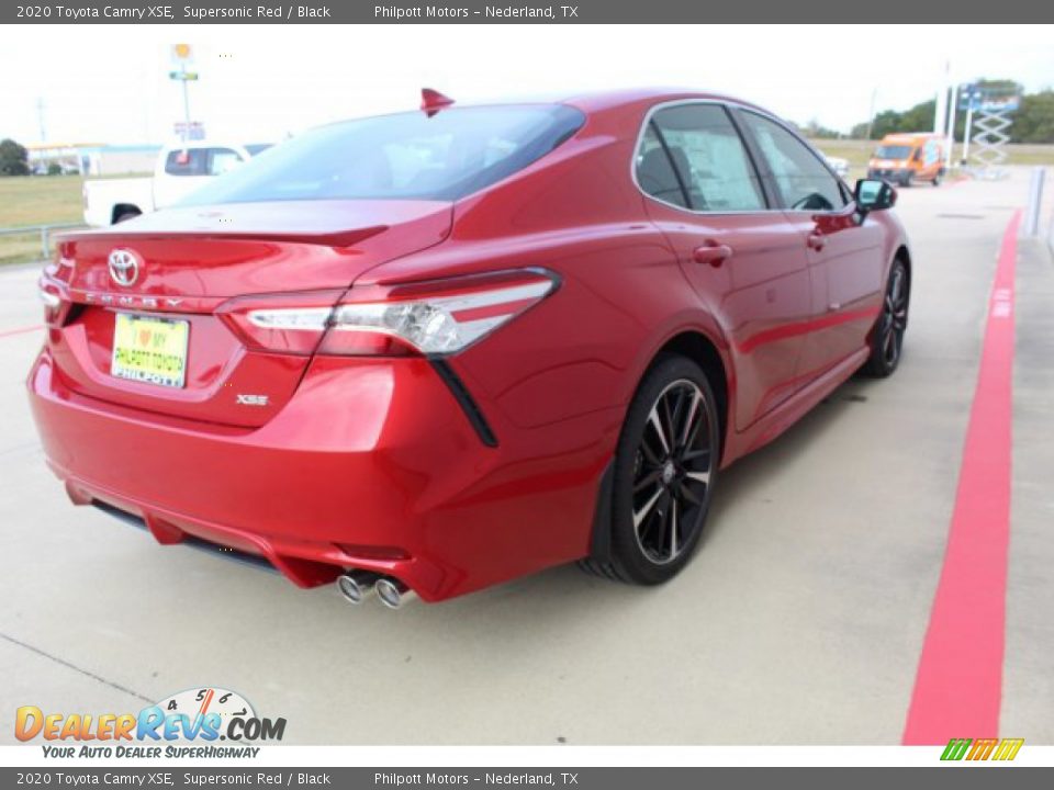 2020 Toyota Camry XSE Supersonic Red / Black Photo #7
