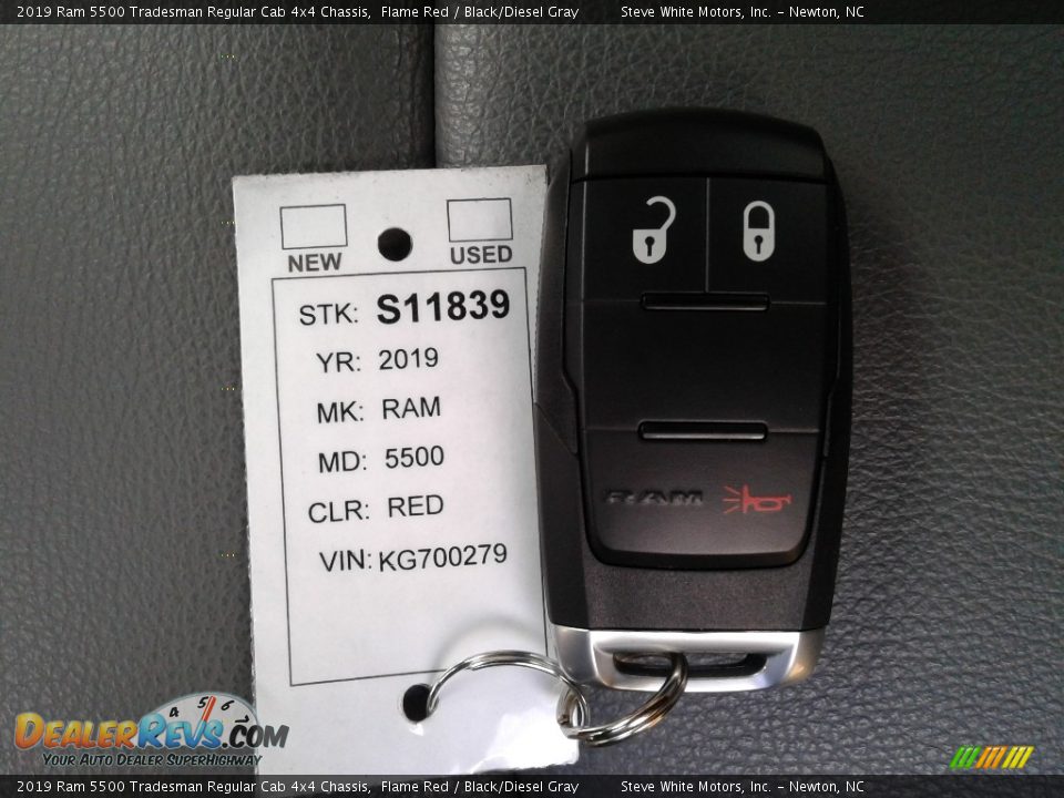 Keys of 2019 Ram 5500 Tradesman Regular Cab 4x4 Chassis Photo #24