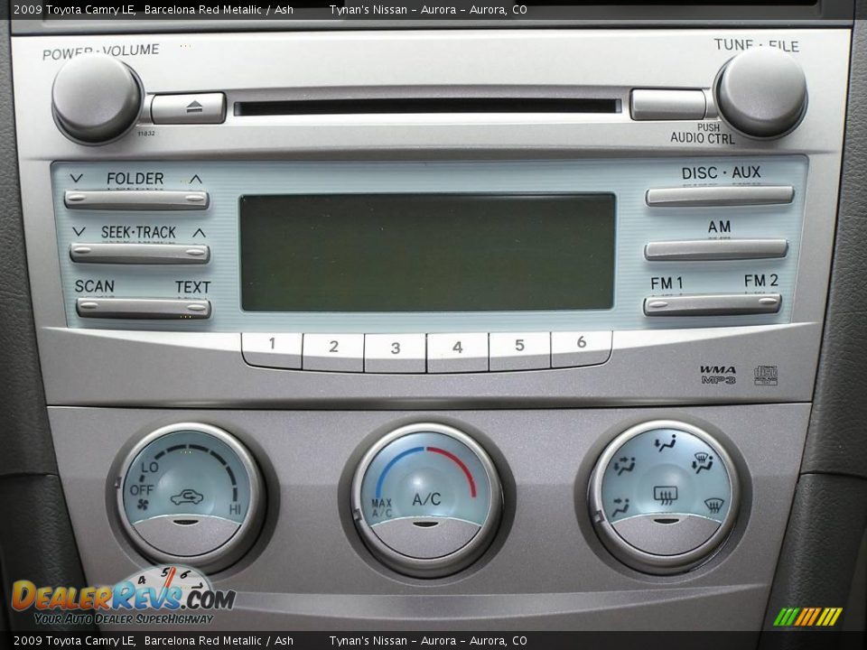2009 Toyota Camry LE Barcelona Red Metallic / Ash Photo #11
