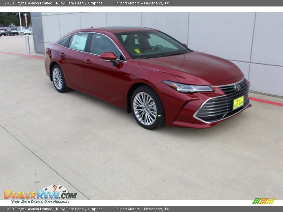 2020 Toyota Avalon Limited Ruby Flare Pearl / Graphite Photo #2
