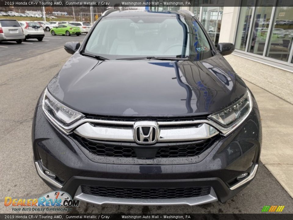 2019 Honda CR-V Touring AWD Gunmetal Metallic / Gray Photo #3