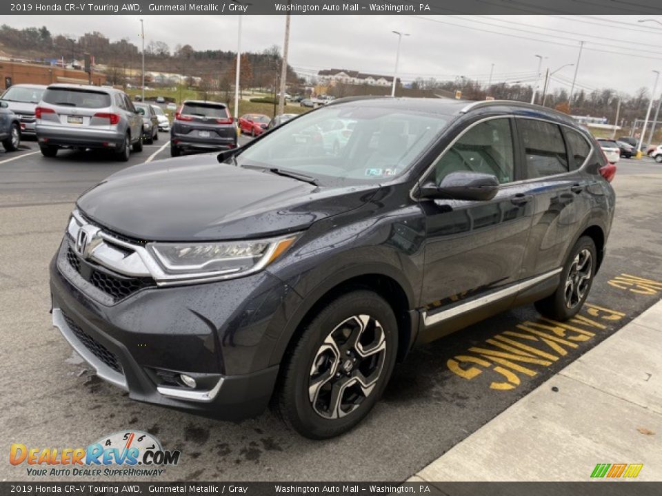 Gunmetal Metallic 2019 Honda CR-V Touring AWD Photo #4