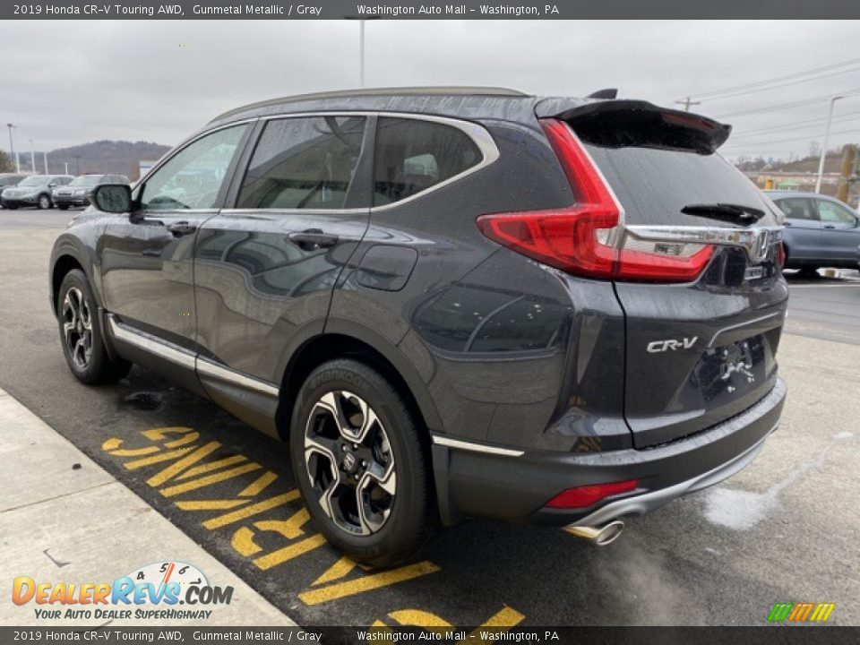 2019 Honda CR-V Touring AWD Gunmetal Metallic / Gray Photo #5