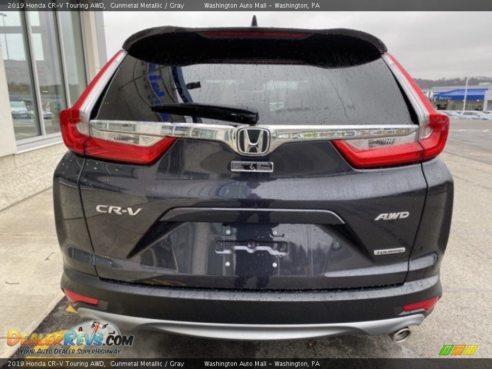 2019 Honda CR-V Touring AWD Gunmetal Metallic / Gray Photo #6