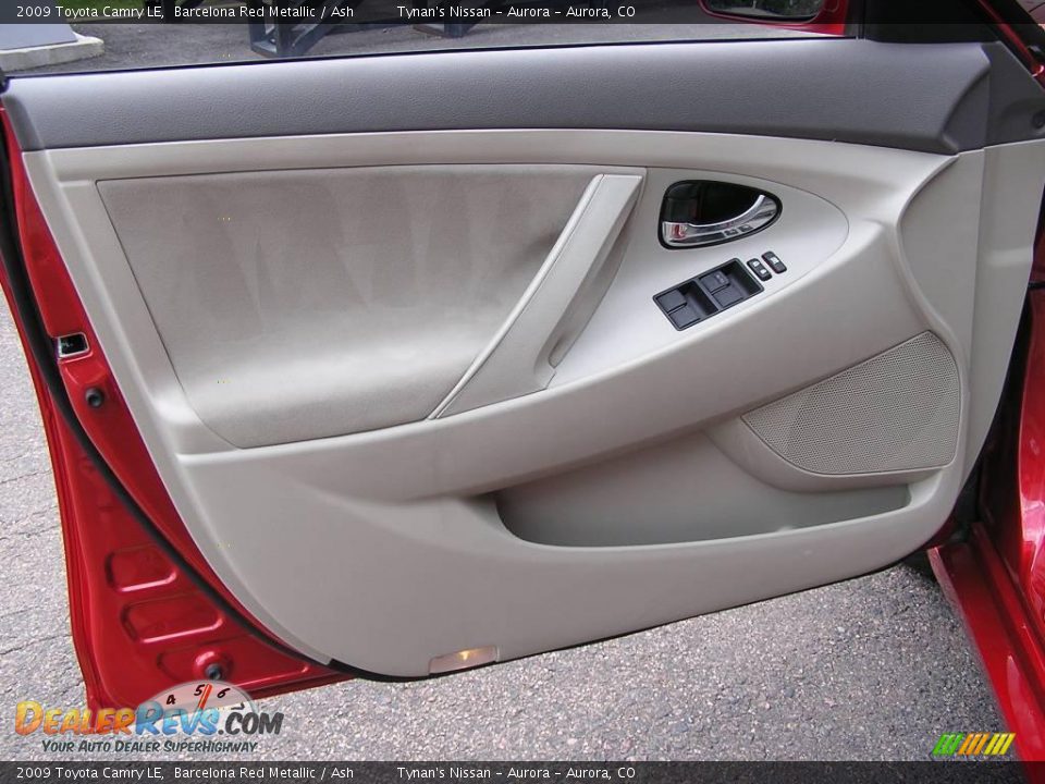 2009 Toyota Camry LE Barcelona Red Metallic / Ash Photo #13
