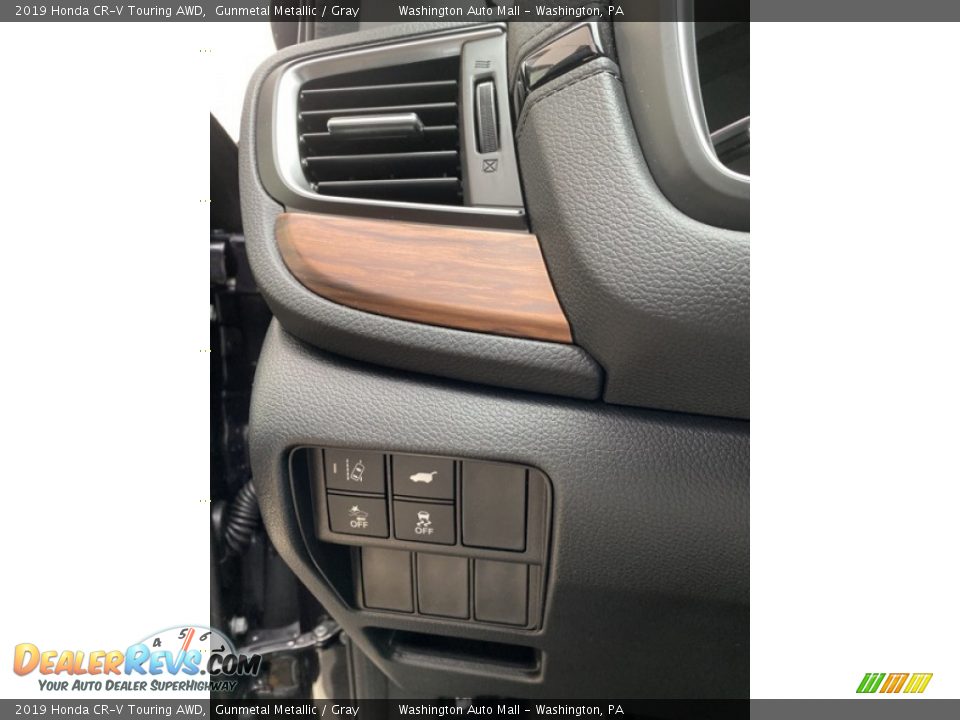 2019 Honda CR-V Touring AWD Gunmetal Metallic / Gray Photo #12