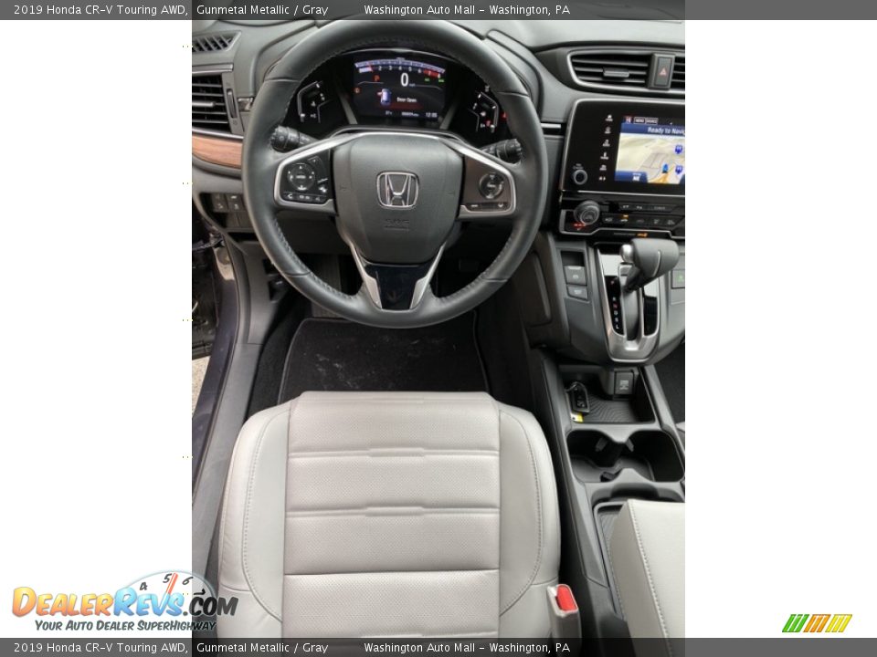 2019 Honda CR-V Touring AWD Steering Wheel Photo #13