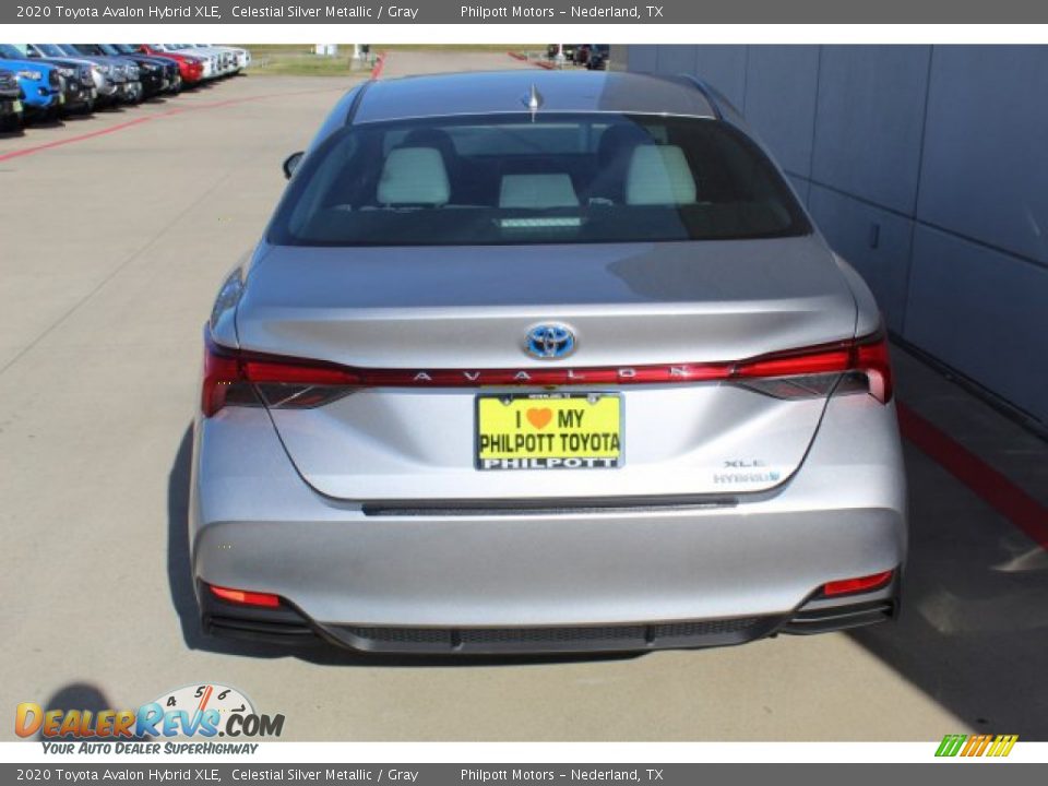 2020 Toyota Avalon Hybrid XLE Celestial Silver Metallic / Gray Photo #7