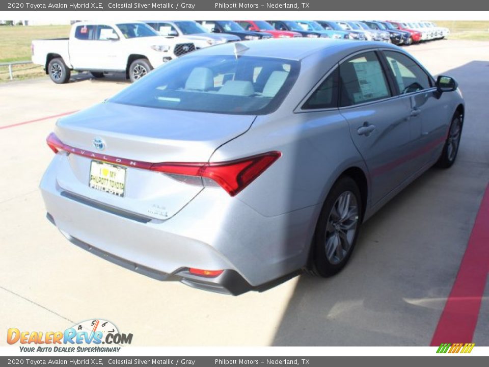 2020 Toyota Avalon Hybrid XLE Celestial Silver Metallic / Gray Photo #8