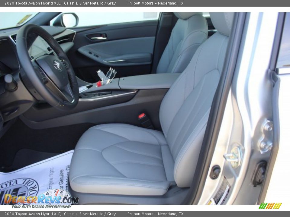 2020 Toyota Avalon Hybrid XLE Celestial Silver Metallic / Gray Photo #10