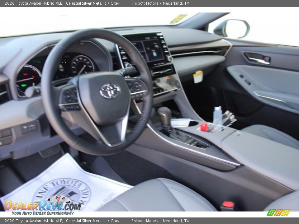 2020 Toyota Avalon Hybrid XLE Celestial Silver Metallic / Gray Photo #12