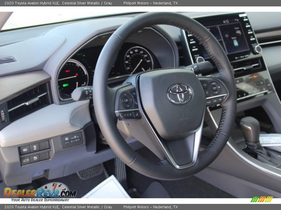 2020 Toyota Avalon Hybrid XLE Celestial Silver Metallic / Gray Photo #13