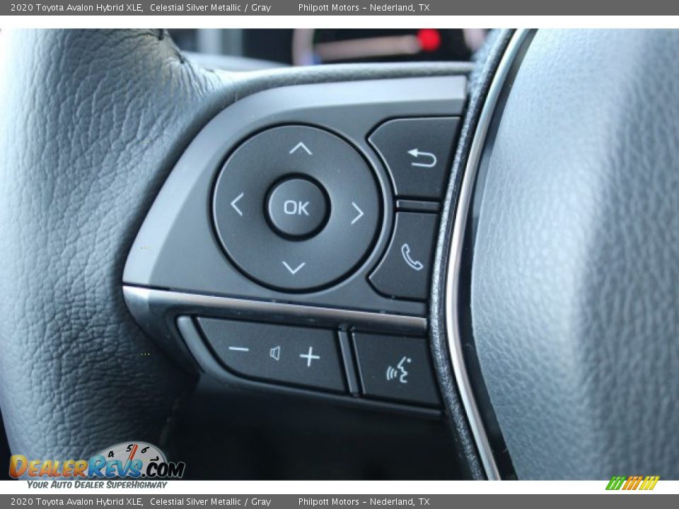 2020 Toyota Avalon Hybrid XLE Celestial Silver Metallic / Gray Photo #14