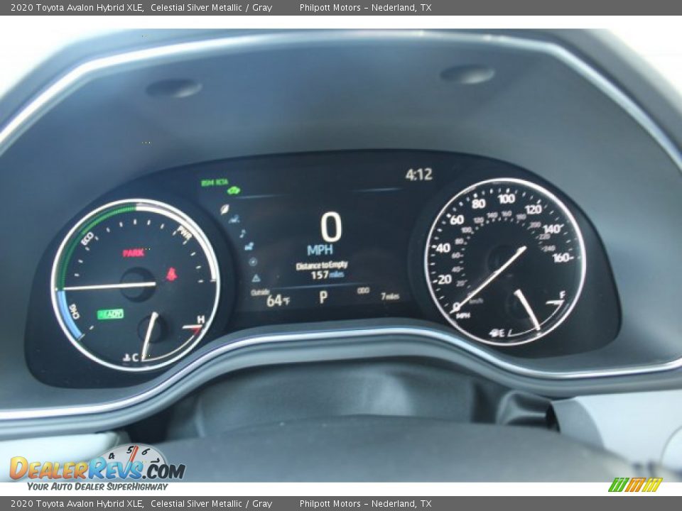 2020 Toyota Avalon Hybrid XLE Celestial Silver Metallic / Gray Photo #16