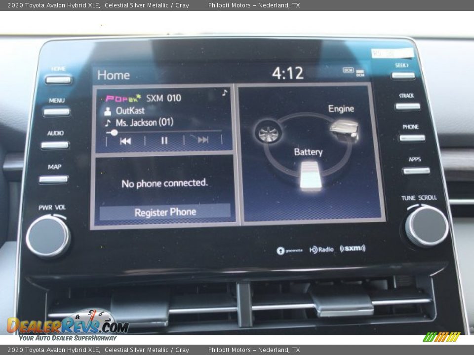 2020 Toyota Avalon Hybrid XLE Celestial Silver Metallic / Gray Photo #18