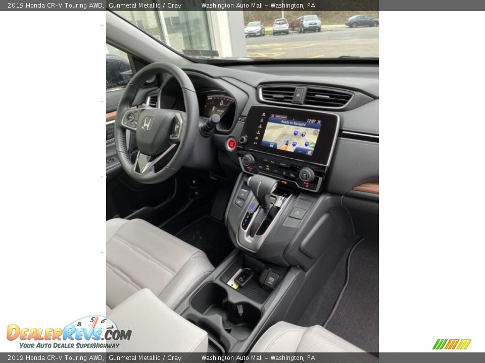 2019 Honda CR-V Touring AWD Gunmetal Metallic / Gray Photo #30