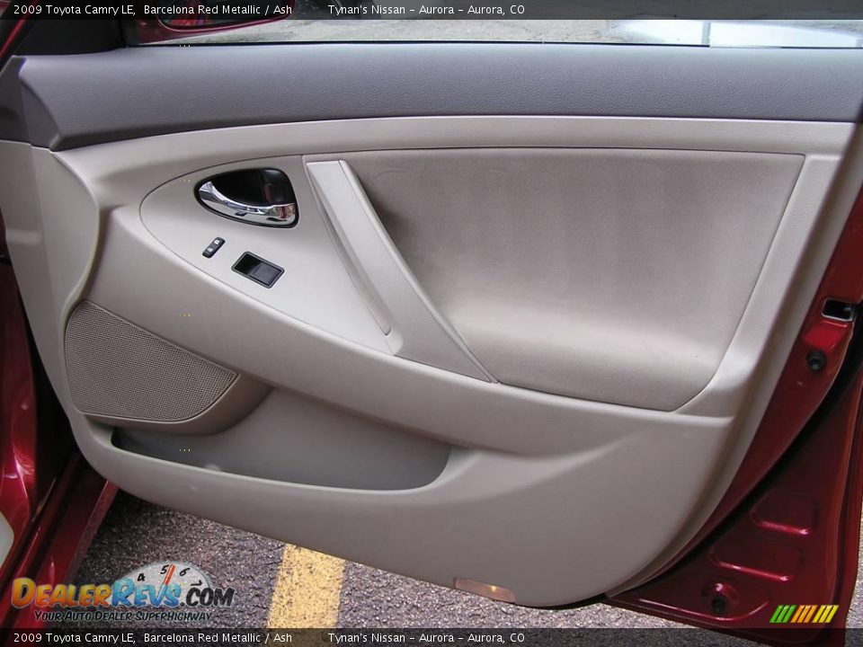 2009 Toyota Camry LE Barcelona Red Metallic / Ash Photo #15