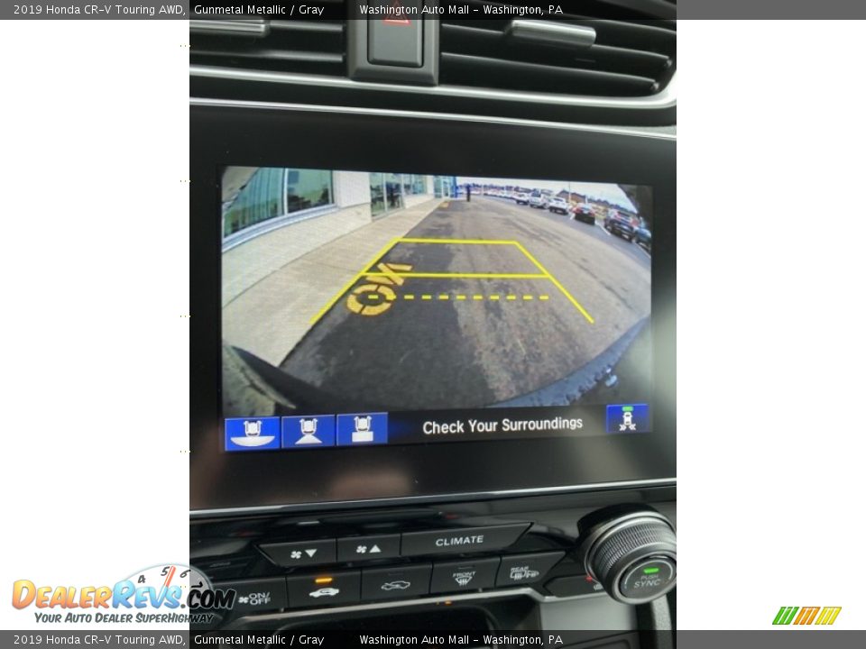 2019 Honda CR-V Touring AWD Gunmetal Metallic / Gray Photo #35