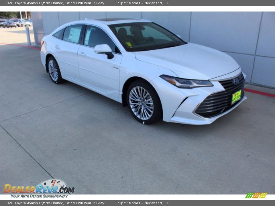 2020 Toyota Avalon Hybrid Limited Wind Chill Pearl / Gray Photo #2