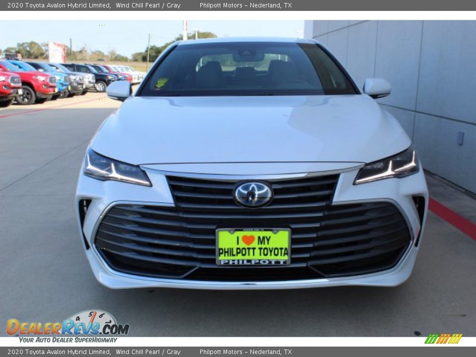 2020 Toyota Avalon Hybrid Limited Wind Chill Pearl / Gray Photo #3