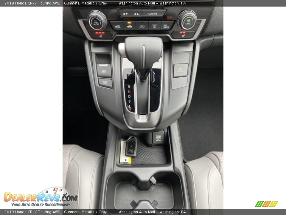 2019 Honda CR-V Touring AWD Gunmetal Metallic / Gray Photo #36
