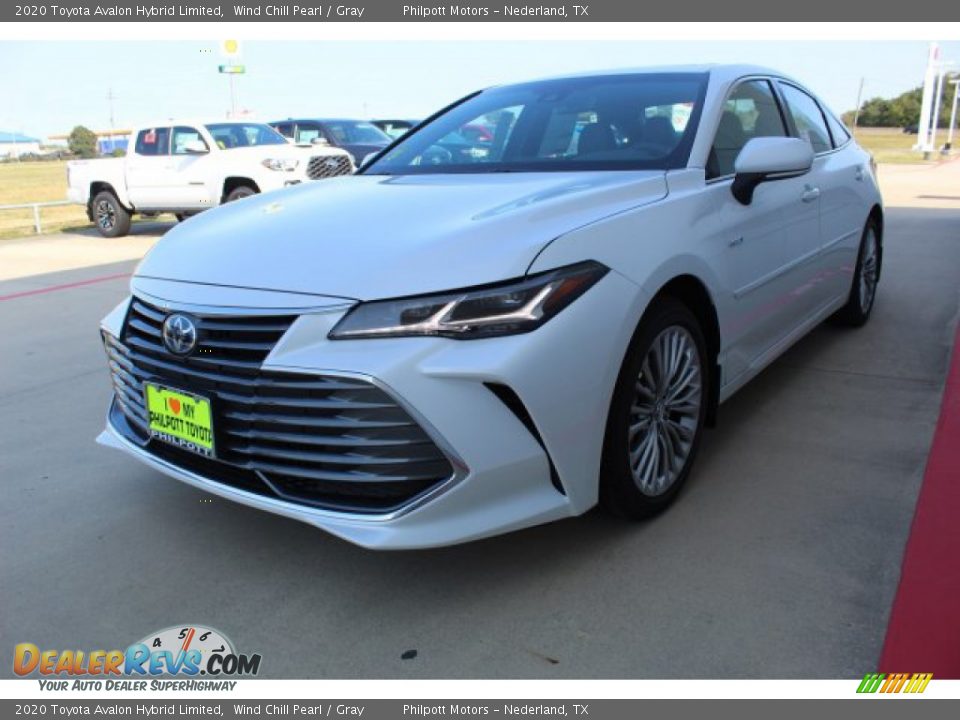 2020 Toyota Avalon Hybrid Limited Wind Chill Pearl / Gray Photo #4