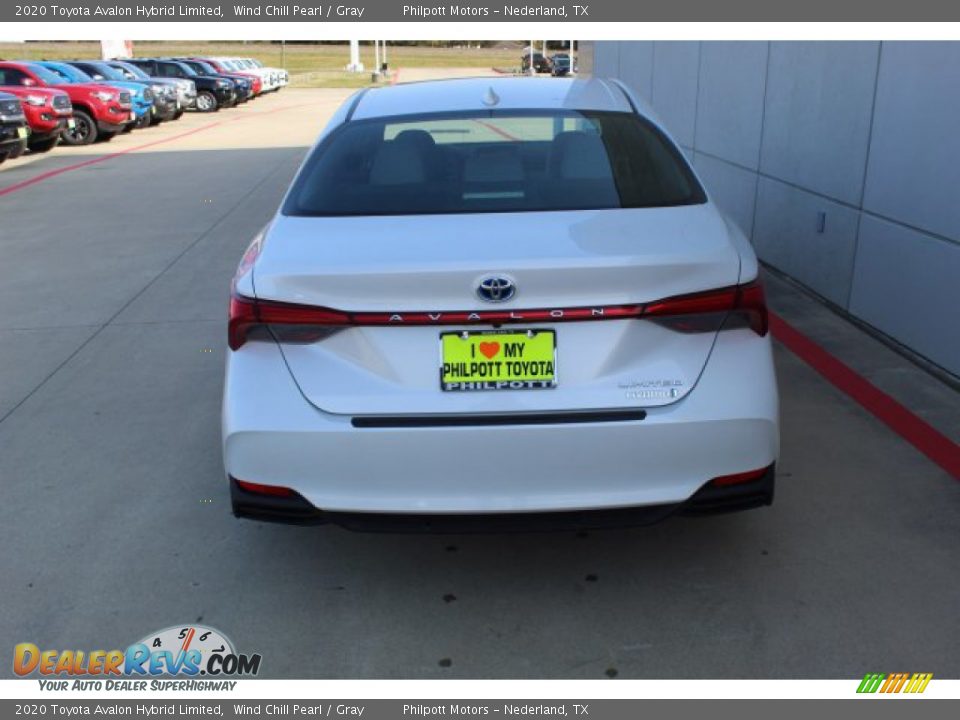 2020 Toyota Avalon Hybrid Limited Wind Chill Pearl / Gray Photo #7