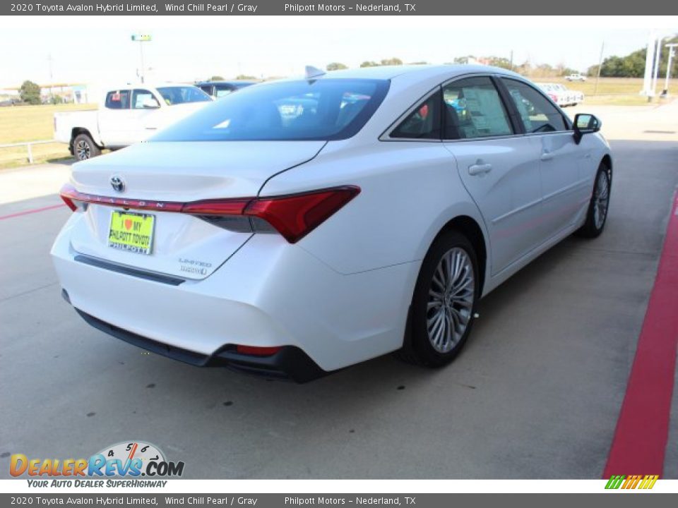 2020 Toyota Avalon Hybrid Limited Wind Chill Pearl / Gray Photo #8