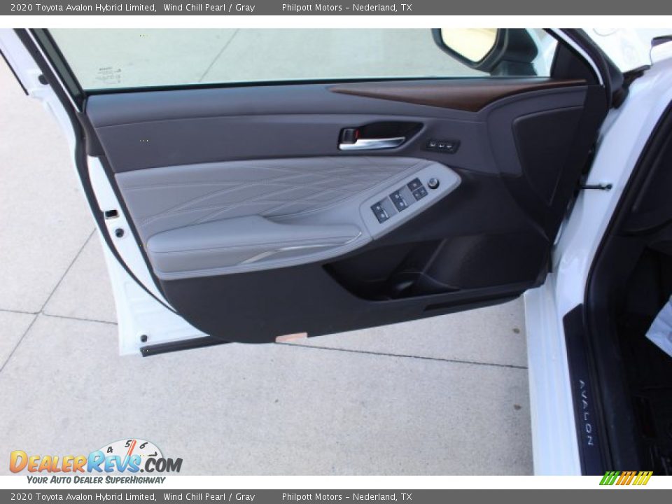 2020 Toyota Avalon Hybrid Limited Wind Chill Pearl / Gray Photo #9